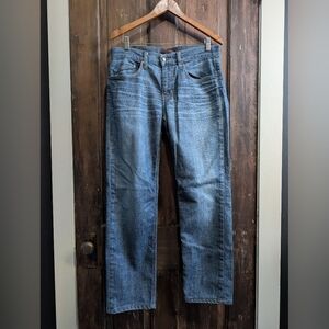 Joe's Jeans Medium Wash Worn Jeans, 35" Waist